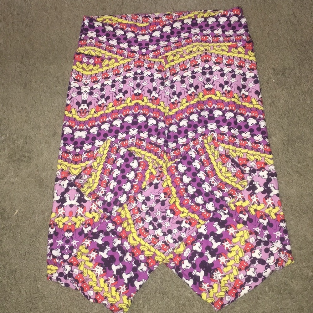 Lularoe One Size Mickey Mouse Leggings - Picture 4 of 5